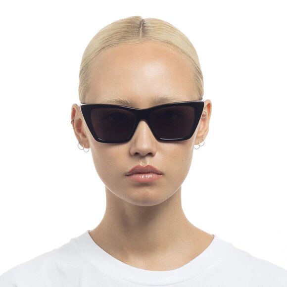 NEW SL276 MICA 032 SAINT LAURENT SUNGLASSES WOMEN BLACK CAT EYE EYEWEAR SL 276 - Picture 1 of 6